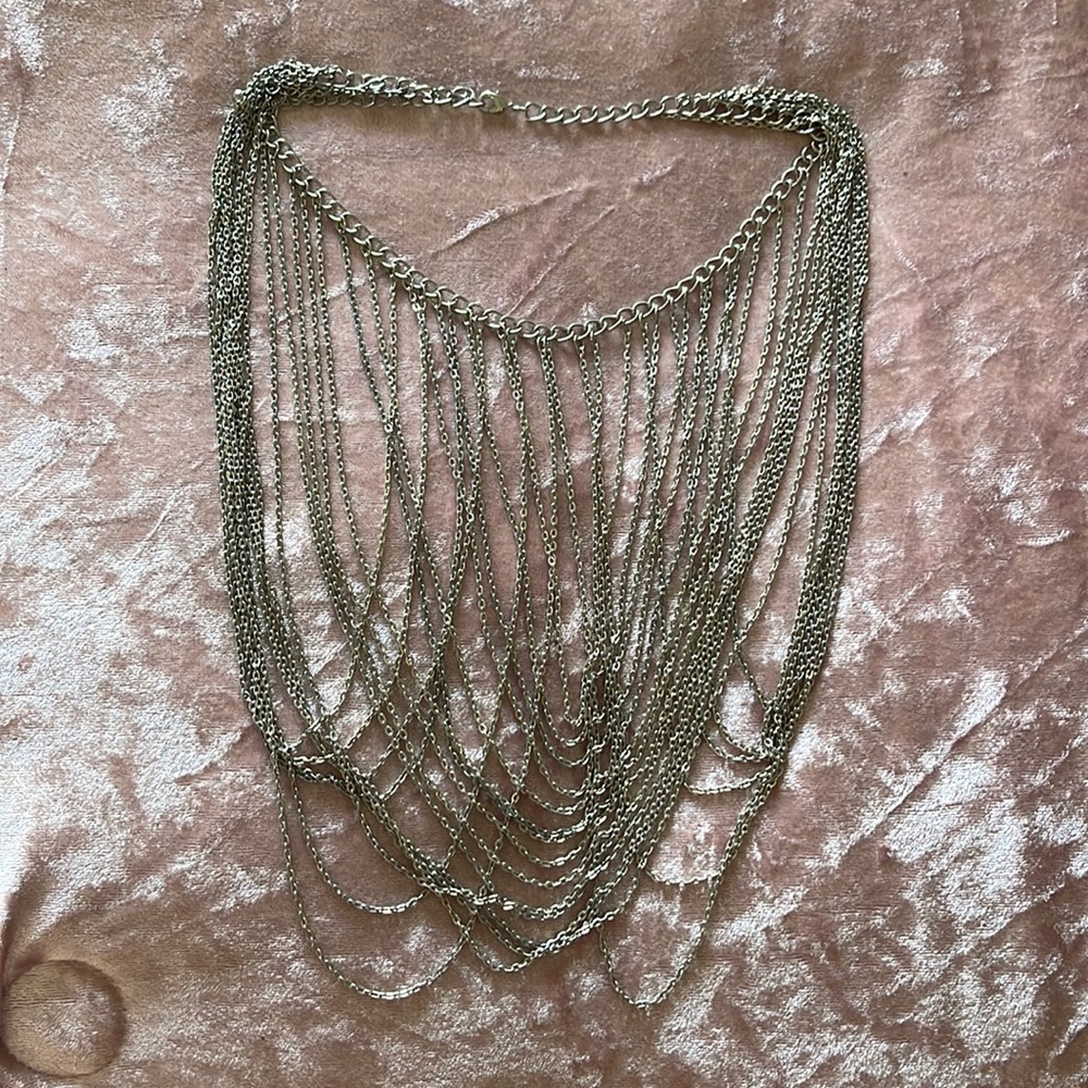 Layered chain necklace